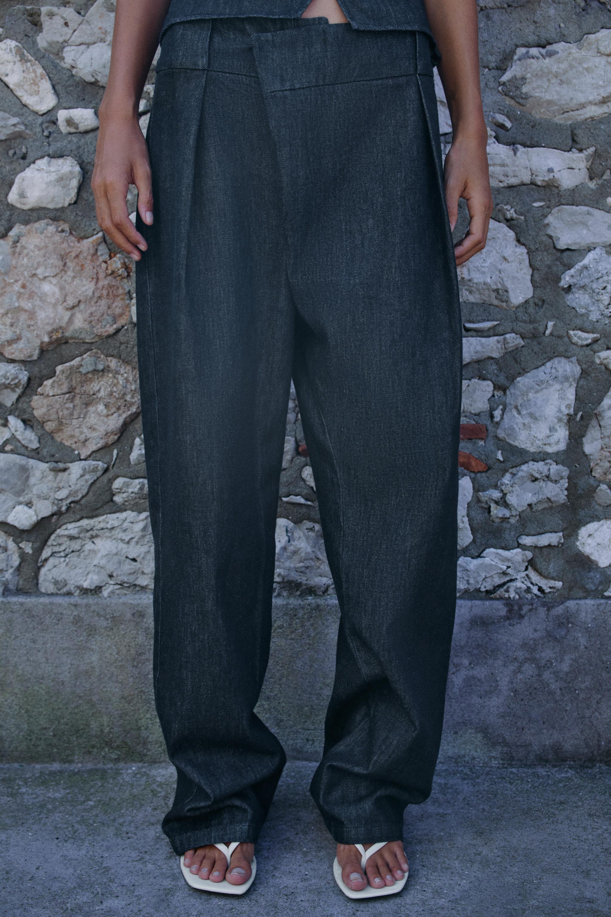 Z1975 HIGH-RISE CROSSOVER WIDE-LEG JEANS